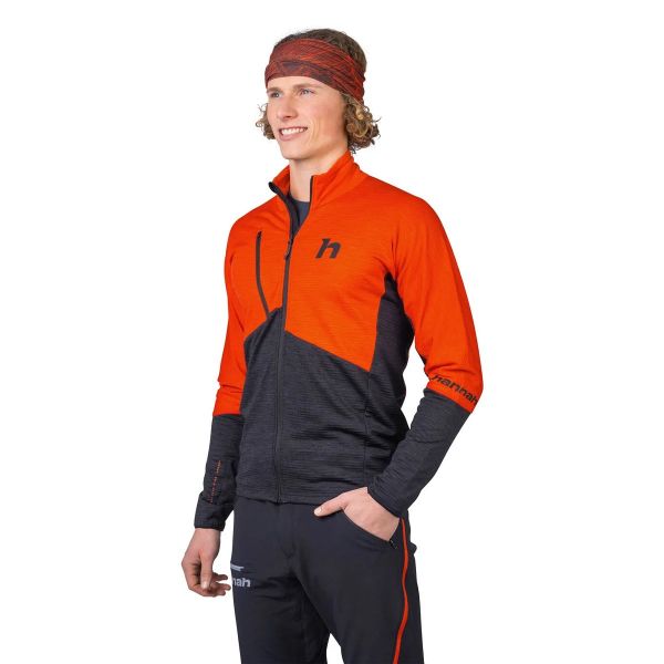 Hannah Niro Erkek Sweatshirt Spicy Orange Anthracite Mel