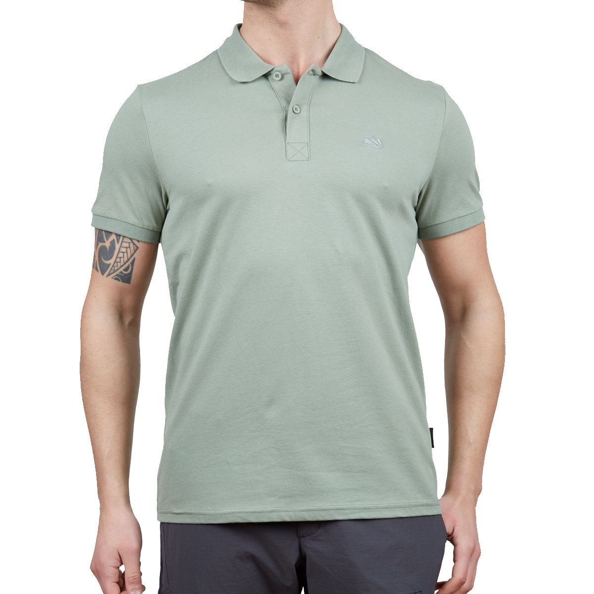 Alpinist Stratus Erkek Polo T-Shirt Elma Yeşili