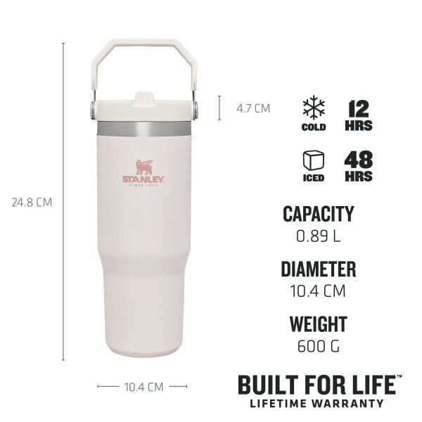 Stanley The IceFlow Flip Straw Pipetli Termos Bardak 0,89 LT