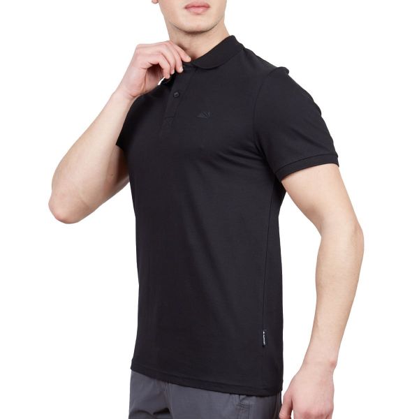 Alpinist Stratus Erkek Polo T-Shirt  Siyah