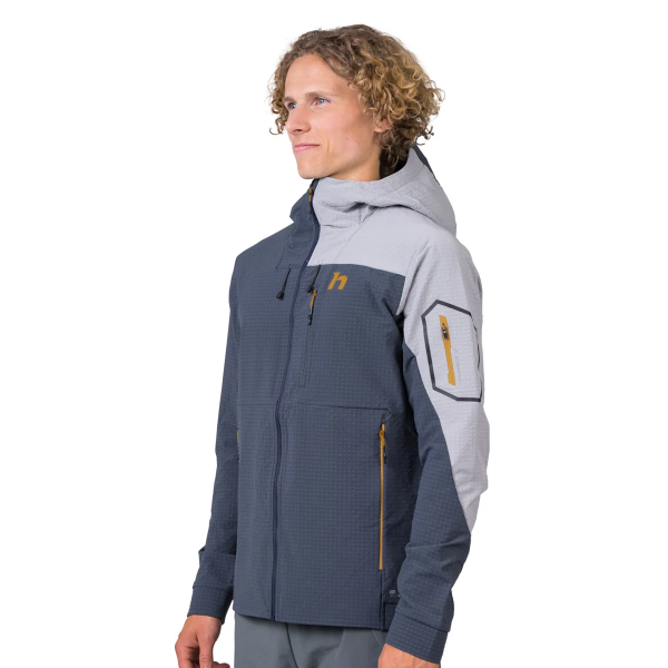 Hannah Aren Hoody Erkek Outdoor Ceket india ink/sharkskin