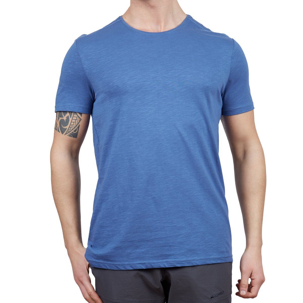 Alpinist Albino Basic T-Shirt İndigo