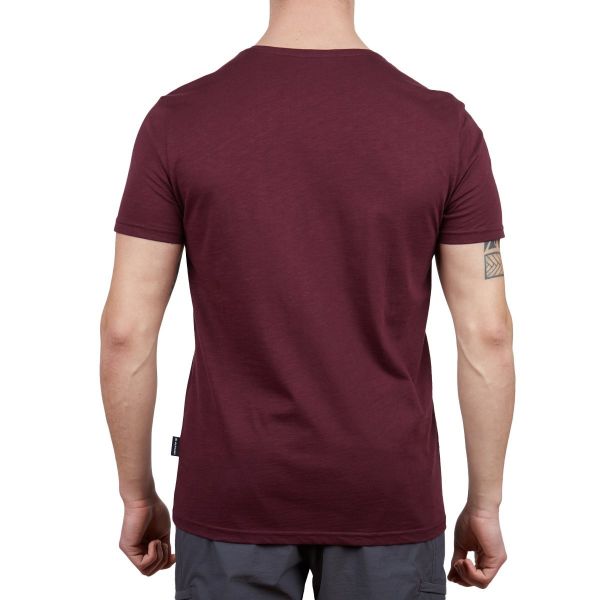 Alpinist Albino Basic T-Shirt Vişne