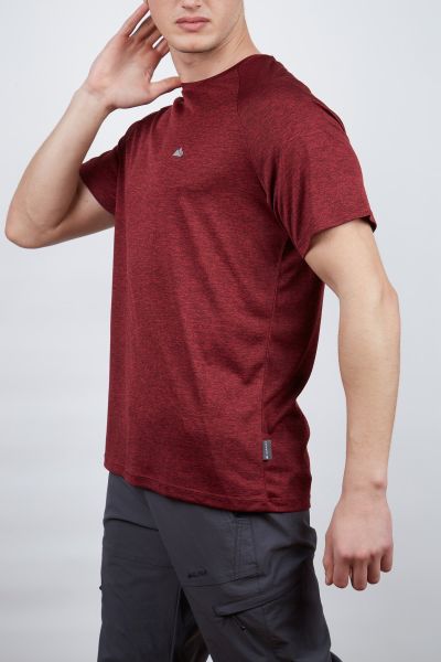 Alpinist Speedwick Move Erkek T-Shirt Koyu Kırmızı