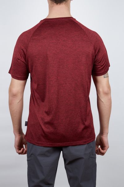 Alpinist Speedwick Move Erkek T-Shirt Koyu Kırmızı