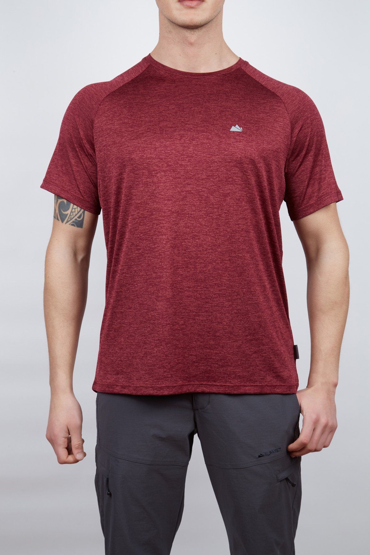 Alpinist Speedwick Move Erkek T-Shirt Koyu Kırmızı