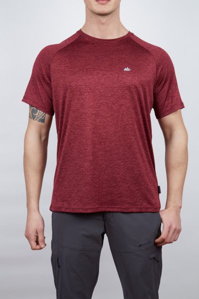 Alpinist Speedwick Move Erkek T-Shirt Koyu Kırmızı