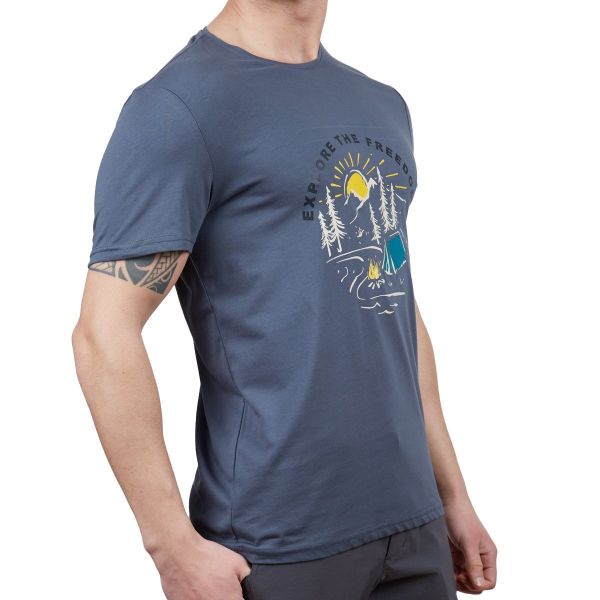 Alpinist Vide Erkek T-Shirt ANTRASİT