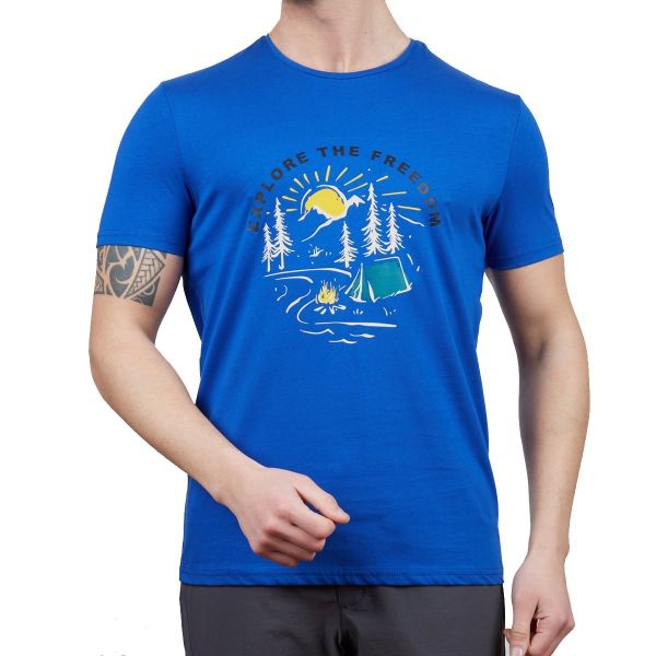Alpinist Vide Erkek T-Shirt SAX