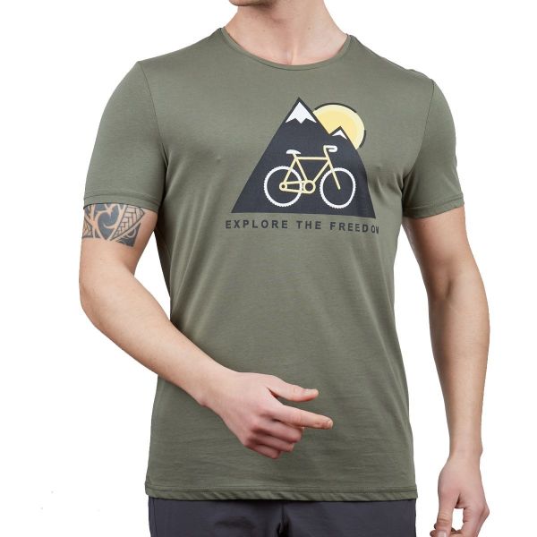 Alpinist Tarius Erkek T-Shirt - Haki