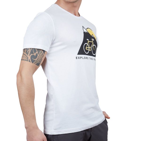 Alpinist Tarius Erkek T-Shirt - Beyaz
