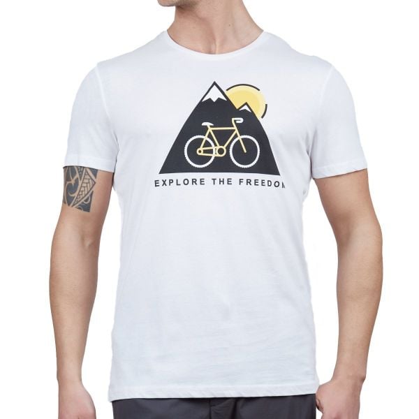 Alpinist Tarius Erkek T-Shirt - Beyaz