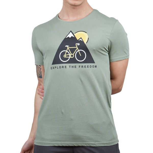 Alpinist Tarius Erkek T-Shirt - Elma Yeşili