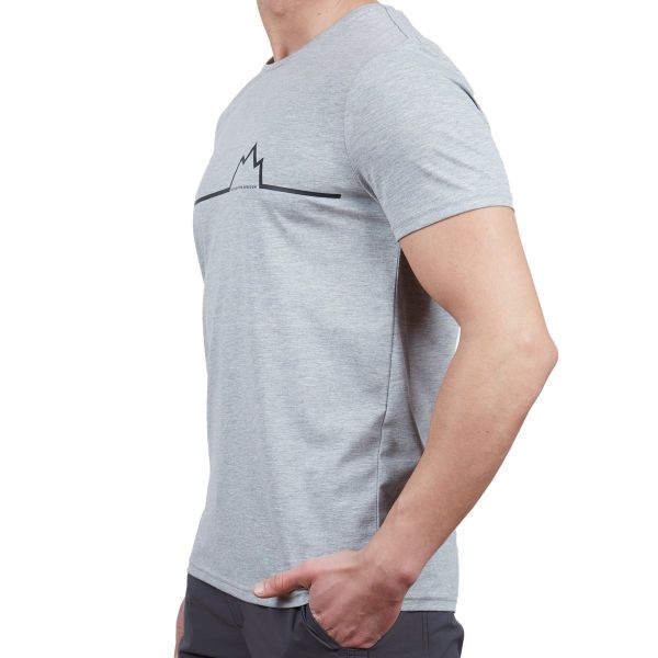 Alpinist Nordic Erkek T-Shirt - Gri