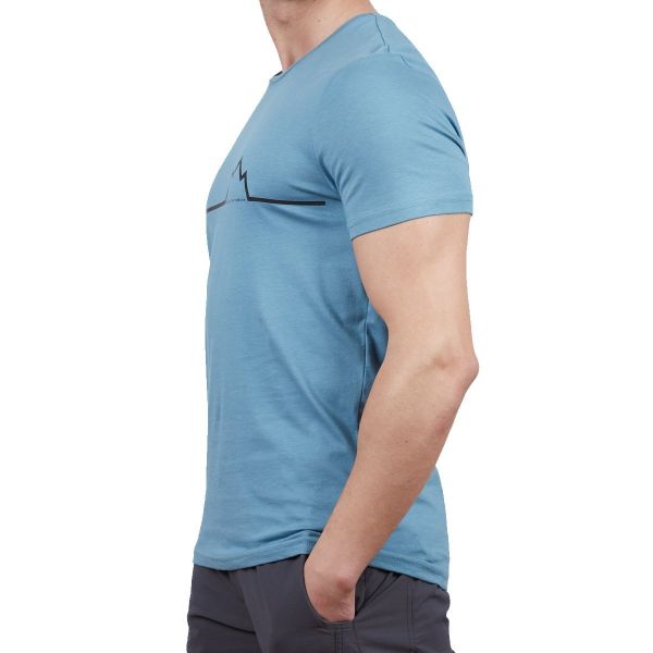 Alpinist Nordic Erkek T-Shirt - Mavi