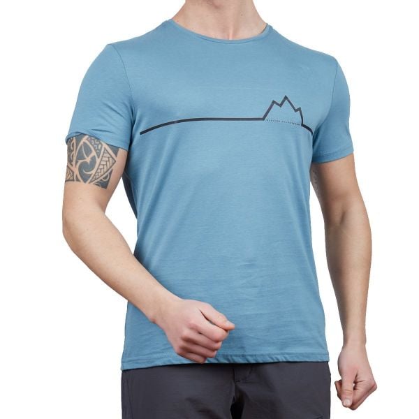Alpinist Nordic Erkek T-Shirt - Mavi