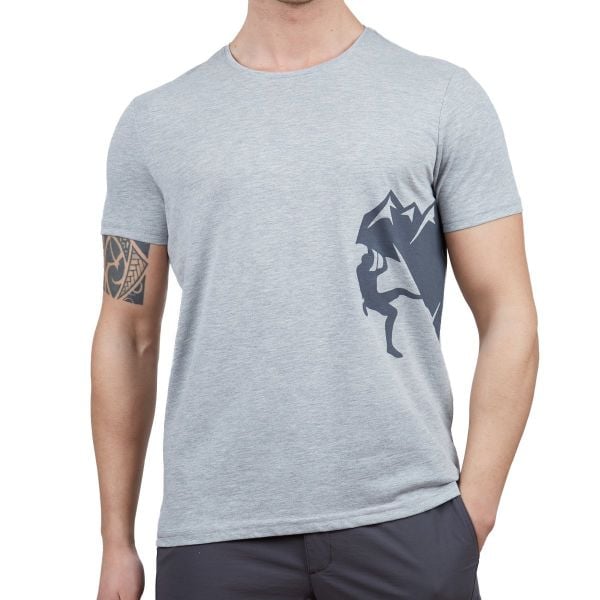 Alpinist Camp Erkek T-Shirt Gri Melanj
