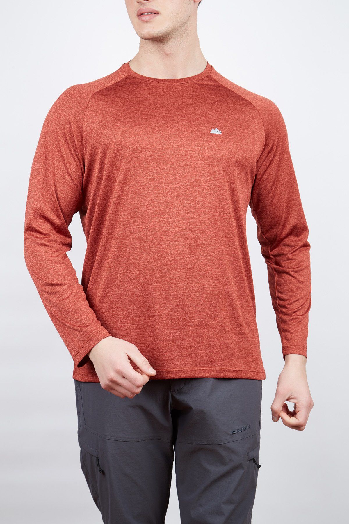 Alpinist Workout Ready Erkek Sweatshirt - kırmızı