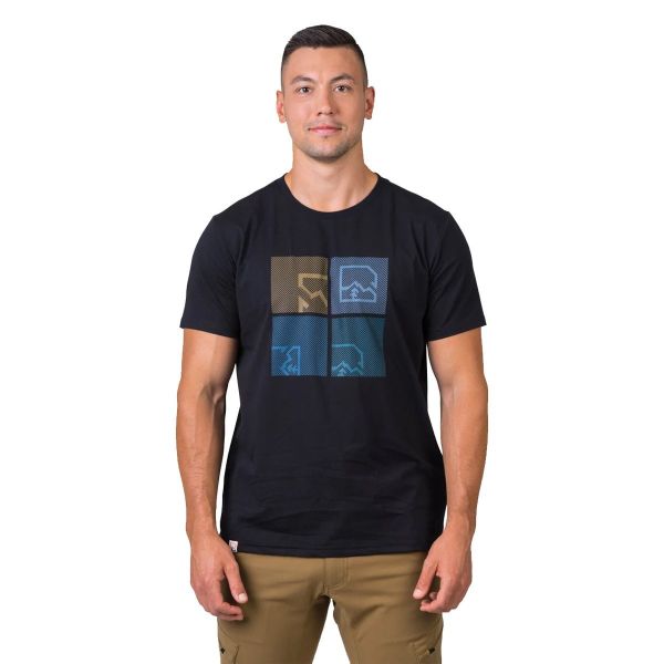 Hannah Ramone Erkek Outdoor T-Shirt anthracite/india ink