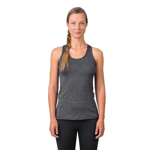 Hannah Rina Kadın Outdoor T-Shirt anthracite mel