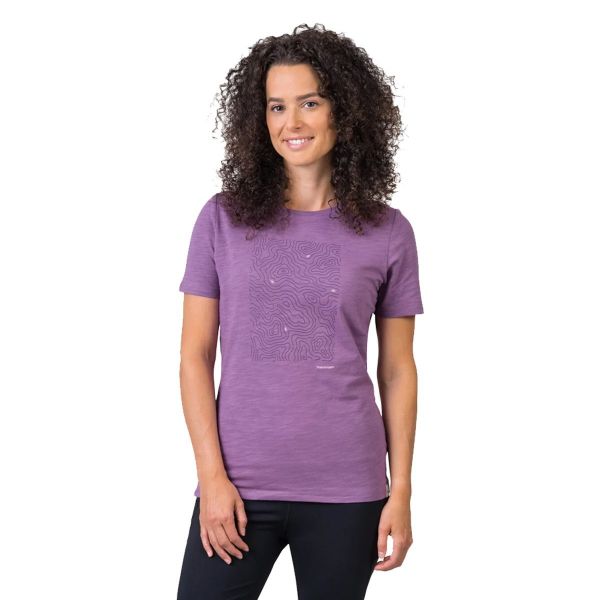 Hannah Selia Kadın Outdoor T-Shirt grape jam