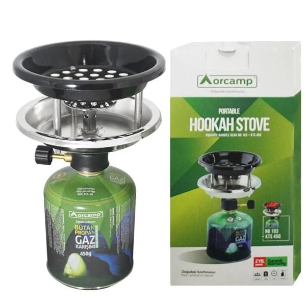 Orcamp Portatif Siboplu Nargile Ocağı