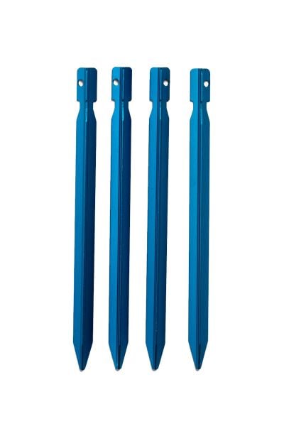 ALPİNİST ALÜMİNYUM 6061 ÇADIR KAZIĞI 18CM mavi