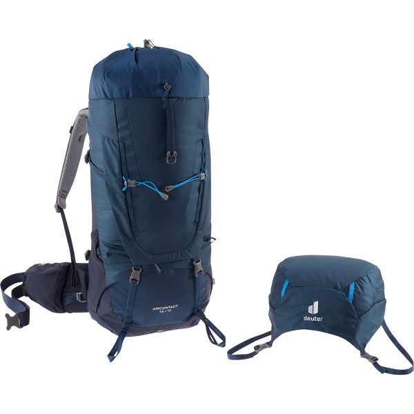 Deuter Aircontact 45 + 10 Sırt Çantası midnight-navy
