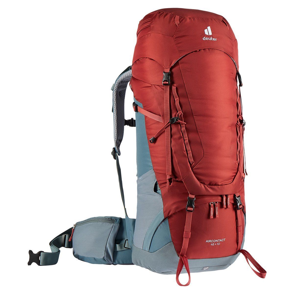 Deuter Aircontact 45 + 10 Sırt Çantası lava-teal
