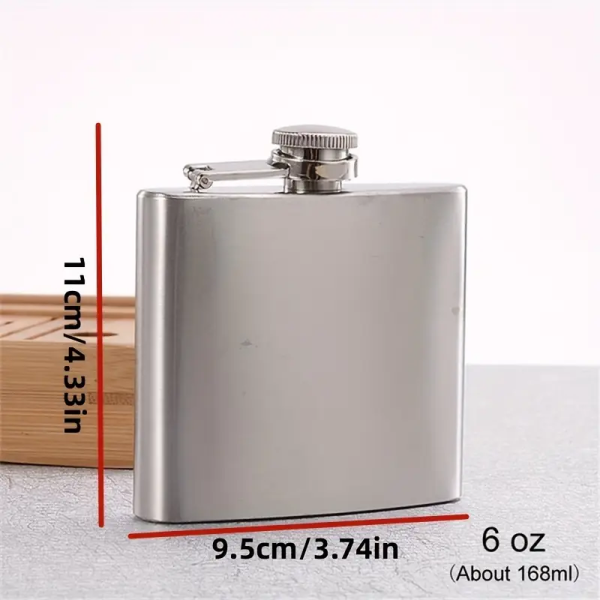 Ergan Outdoor Paslanmaz Çelik Cep Matarası