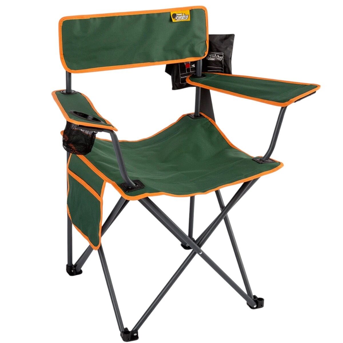 Funky Chair Camper KAtlanabilir Kamp Sandalyesi - Yeşil