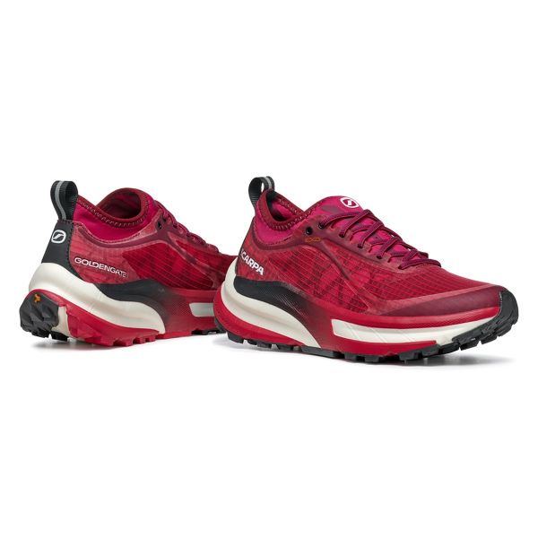 ﻿Scarpa Golden Gate ATR Kadın Koşu Ayakkabısı Red Rose-White