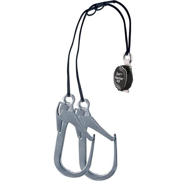 Reactor 140 ''Y'' 85 cm + 2xK353 Çift Kollu Lanyard 60-65 mm Black-White