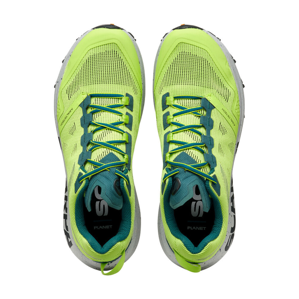 Scarpa Spin Planet Erkek Koşu Ayakkabısı Sunny Green-Petrol