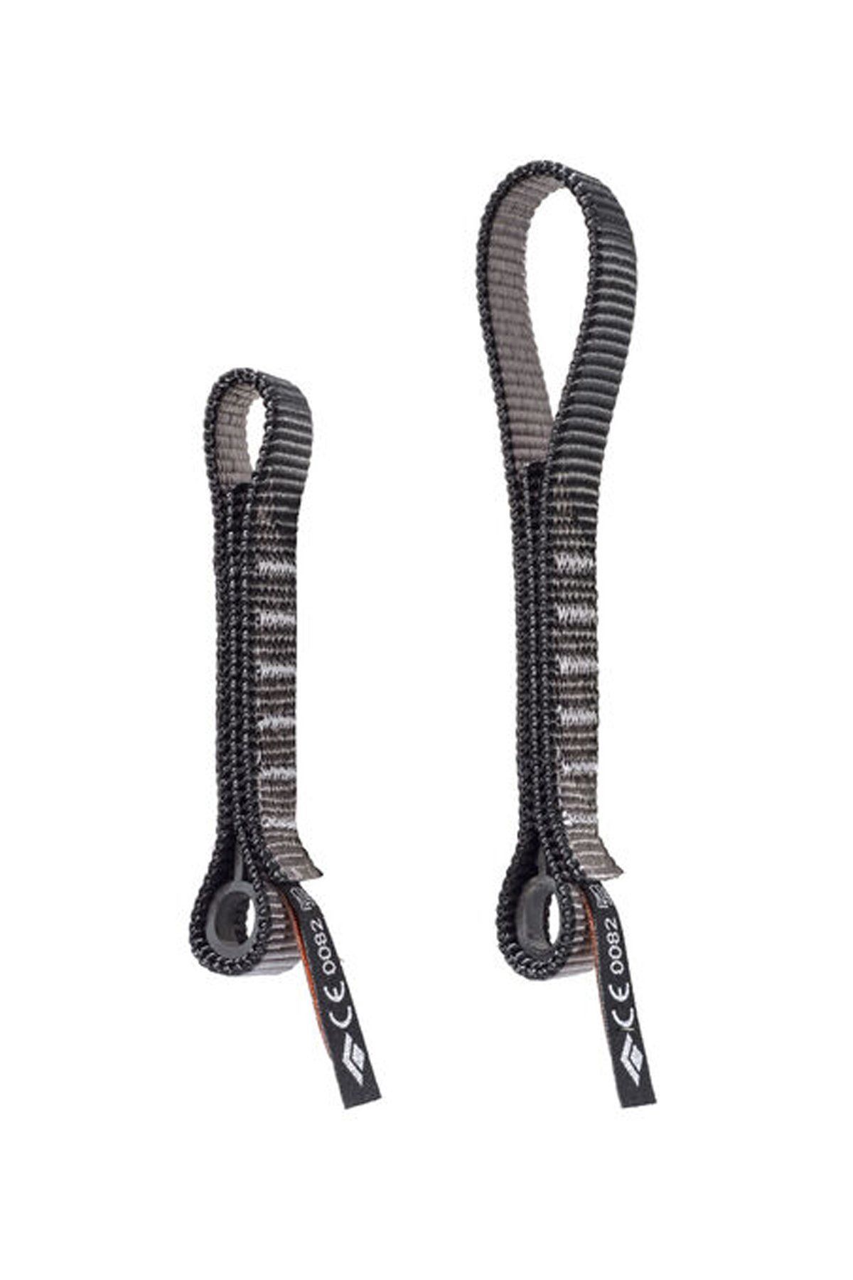 BLACK DIAMOND STANDARD DOGBONE 12cm OUTDOOR TIRMANIŞ AKSESUARI BLACK/GRANITE