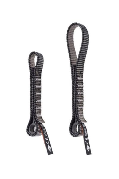 BLACK DIAMOND STANDARD DOGBONE 12cm OUTDOOR TIRMANIŞ AKSESUARI BLACK/GRANITE