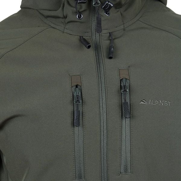 Alpinist Peak Softshell Erkek Outdoor Mont Haki