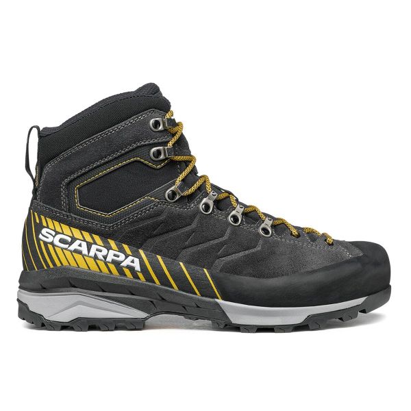 Scarpa Mescalito TRK Gore-Tex Erkek Outdoor Bot Dark Anthracite - Mustard