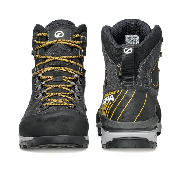 Scarpa Mescalito TRK Gore-Tex Erkek Outdoor Bot Dark Anthracite - Mustard