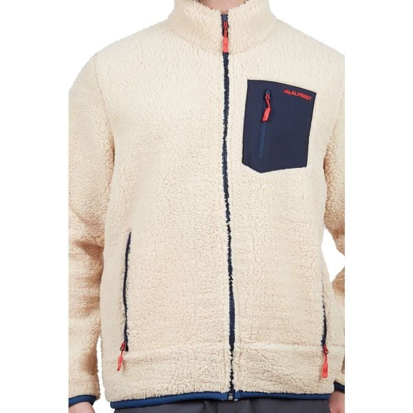 Alpinist Plus Teddy Erkek Polar Mont - ekru