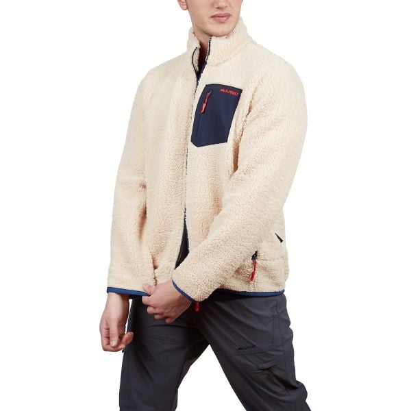 Alpinist Plus Teddy Erkek Polar Mont - ekru