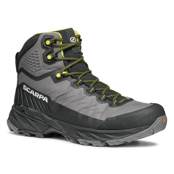 Scarpa Rush TRK LT Gore-Tex Erkek Outdoor Bot Gray - Lime