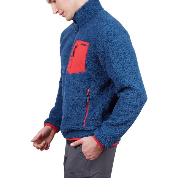 Alpinist Plus Teddy Erkek Polar Mont - lacivert
