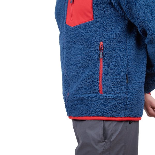 Alpinist Plus Teddy Erkek Polar Mont - lacivert