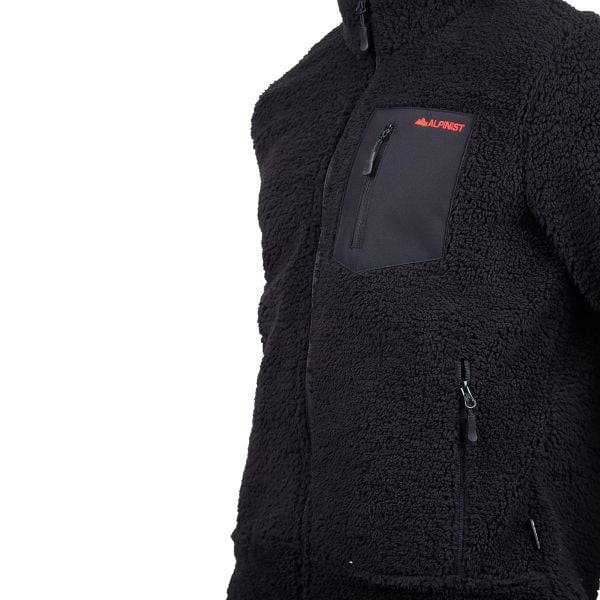 Alpinist Plus Teddy Erkek Polar Mont - siyah