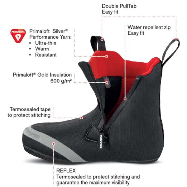 Scarpa Phantom 8000 HD Erkek Tırmanış Botu Black- Brıght Orange