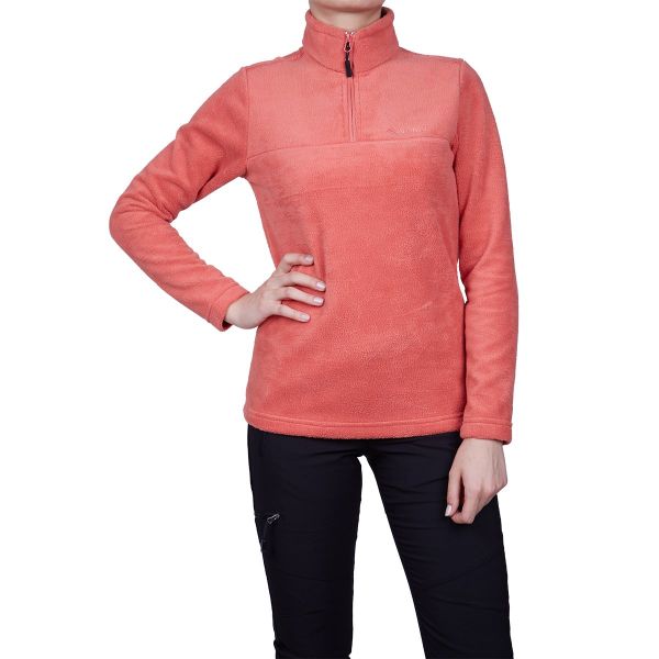 Alpinist High Hill Kadın Polar Sweatshirt - kiremit