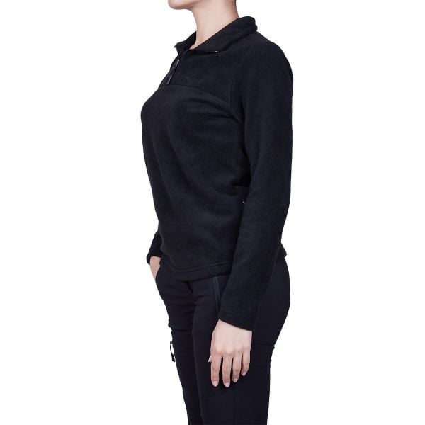Alpinist High Hill Kadın Polar Sweatshirt - siyah
