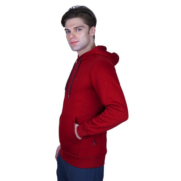 Alpinist Stream Erkek Kapşonlu Sweatshirt Bordo