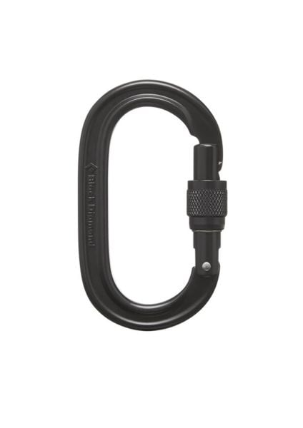 Black Diamond Oval Keylock Screwgate Outdoor Karabina